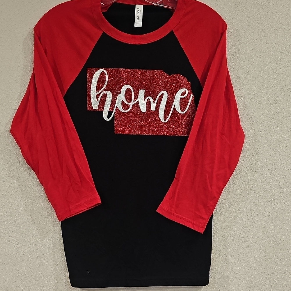 Bella Canvas Red and Black Shirt